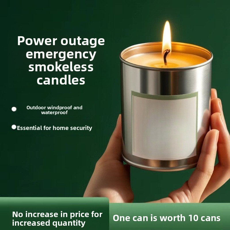 Silk Candle - Emergency Disaster‑Prevention Candles Smokeless Odorless Waterproof