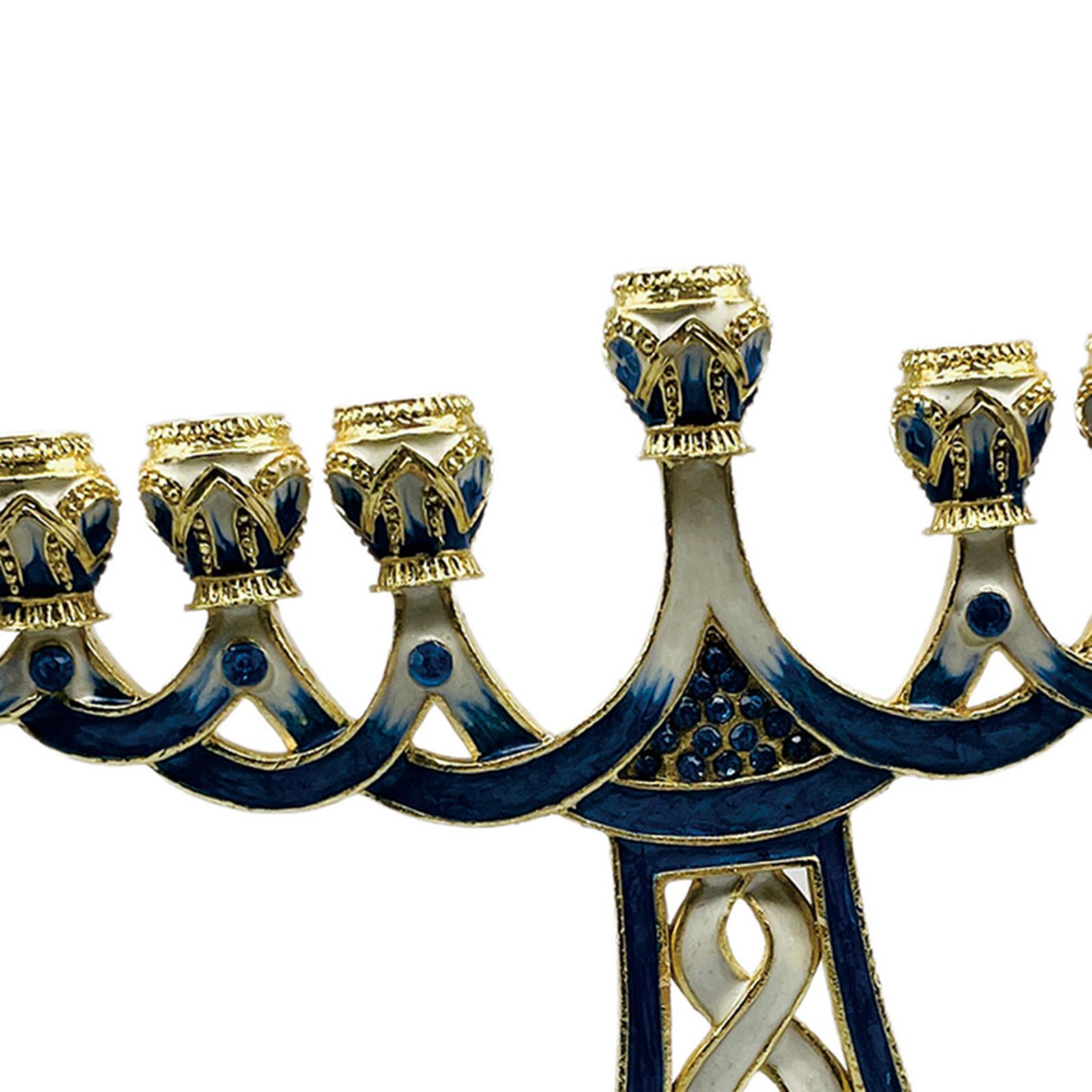Enameled Menorah Candle Holder - Paraffin Wax ulasan dan harga