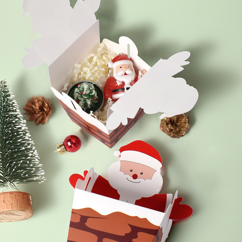 10/30/50pcs Santa Claus Climbi - Candle Containers ulasan dan harga