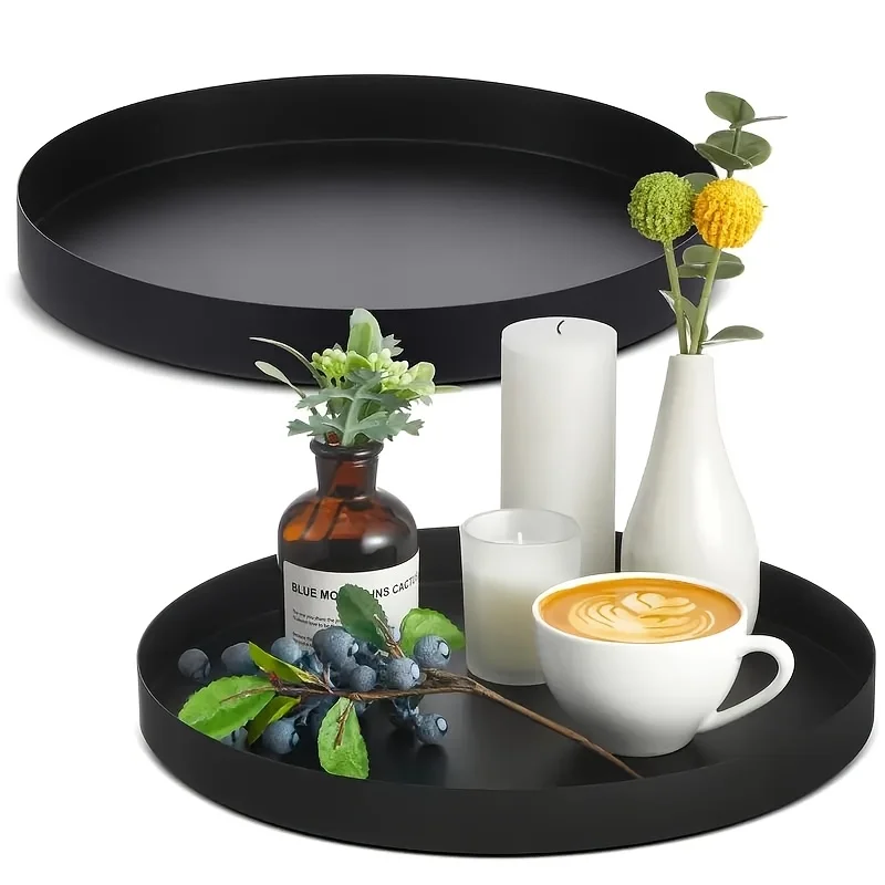 1Pc Modern black circular ABS  - Silk Candle ulasan dan harga