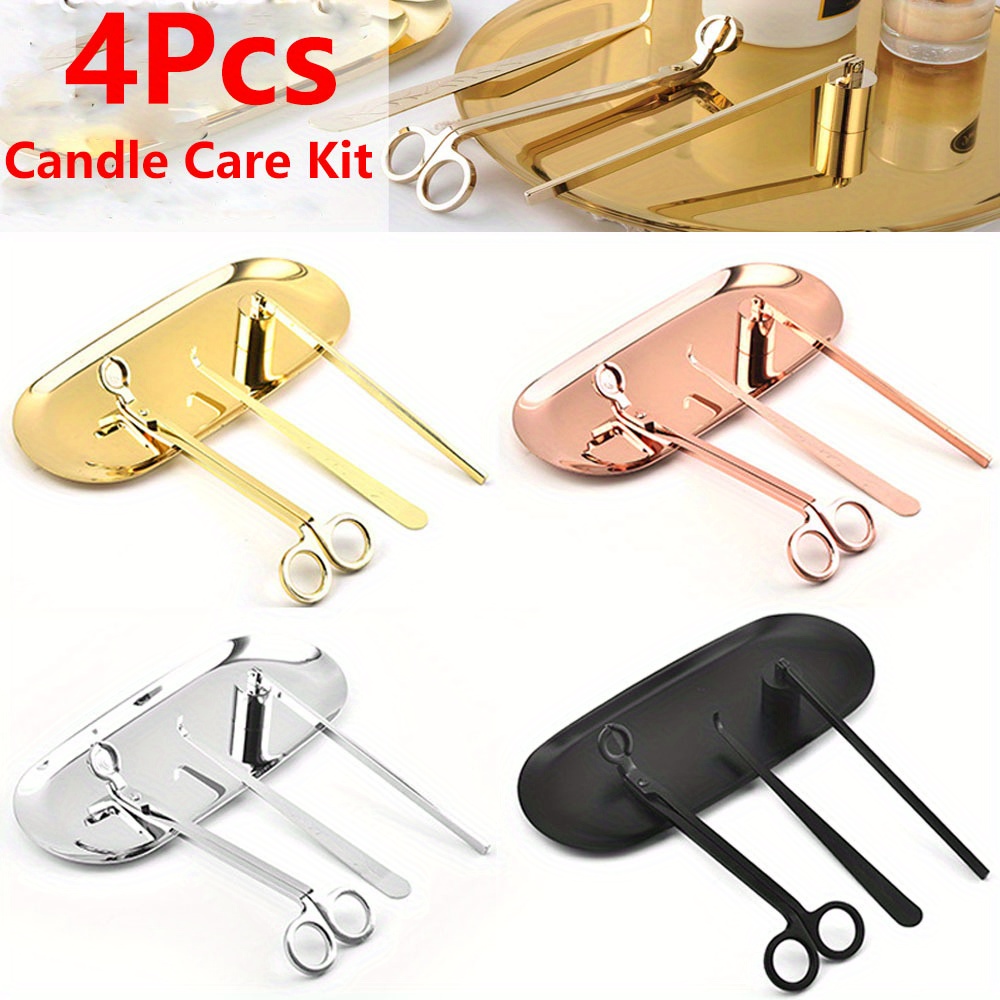 4pcs/set Luxury Candle Care Ki - Candle Wick ulasan dan harga