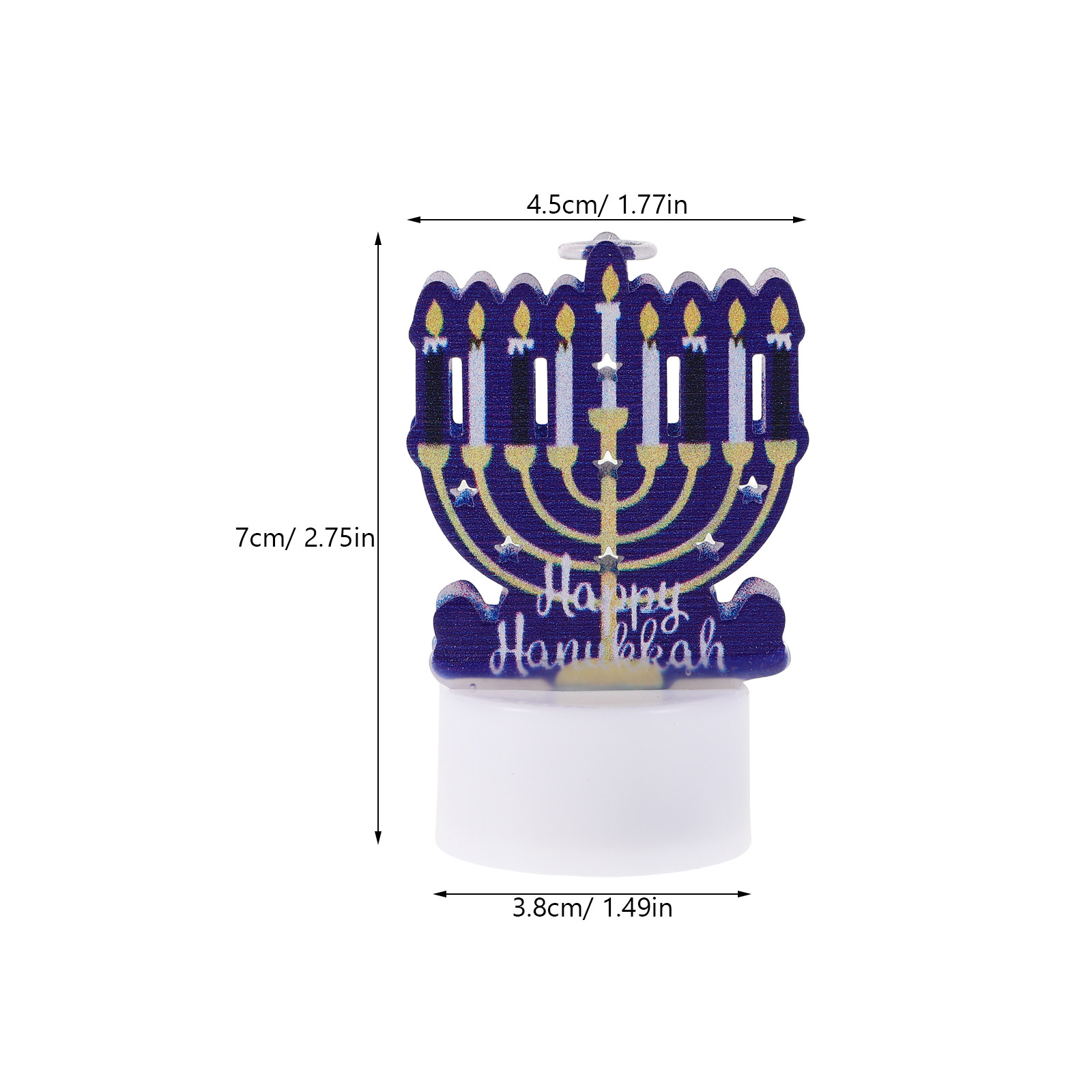 Iron LED Flameless Hanukkah Ca - Paraffin Wax ulasan dan harga