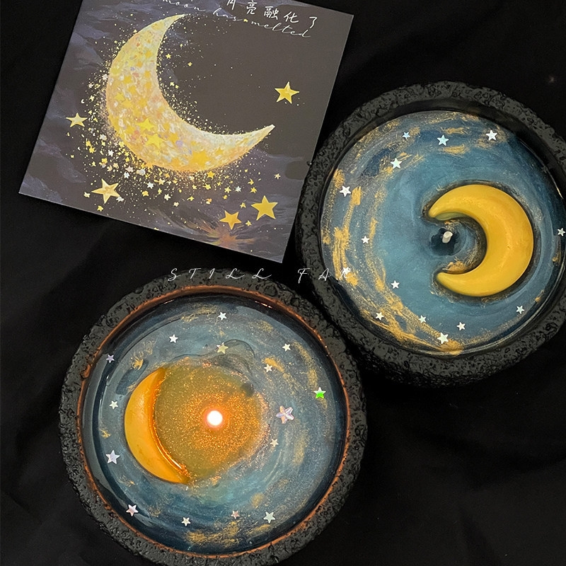 Melting Moon Scented Candle Ha - Soy Wax ulasan dan harga