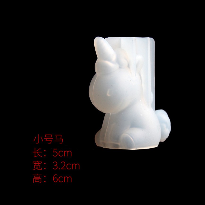 Transparent Unicorn Silicone E - Candle Molds ulasan dan harga