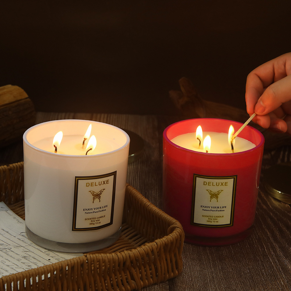 400G gold cover glass scented  - Soy Wax ulasan dan harga