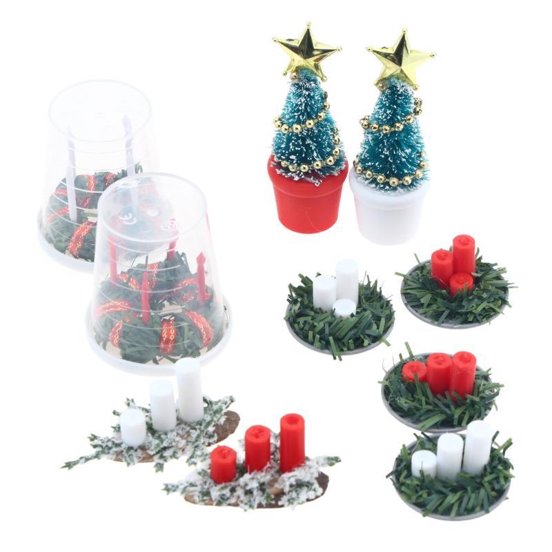 ! 1:12 Miniature Dollhouse Chr - Silk Candle ulasan dan harga