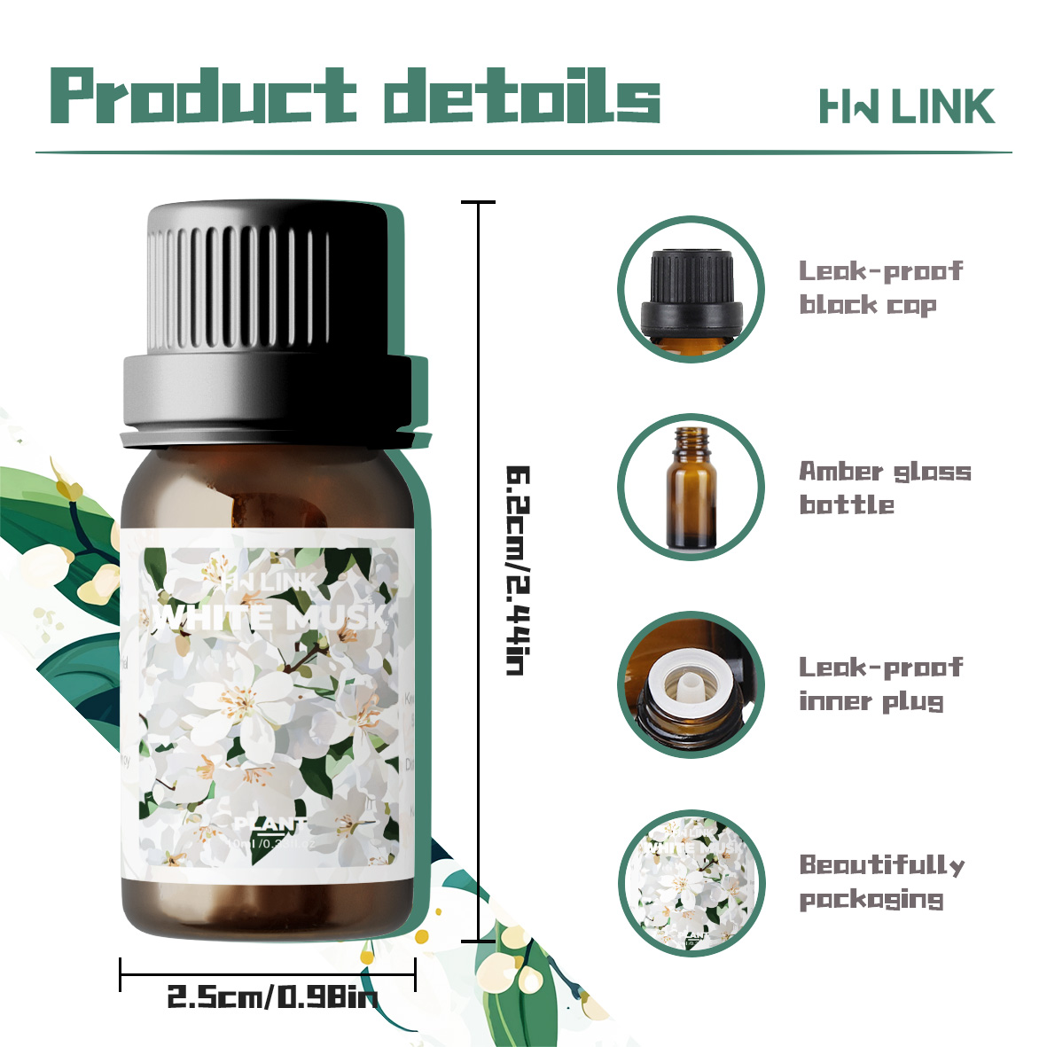 10ml White Musk Fragrance Oils - Candle Fragrance ulasan dan harga