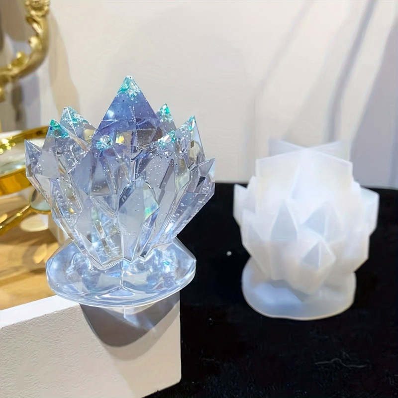 1pcCrystal Cluster Decorative  - Candle Molds ulasan dan harga