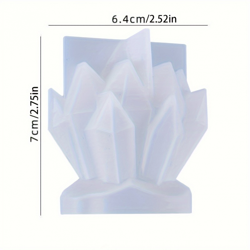 1pcCrystal Cluster Decorative  - Candle Molds ulasan dan harga