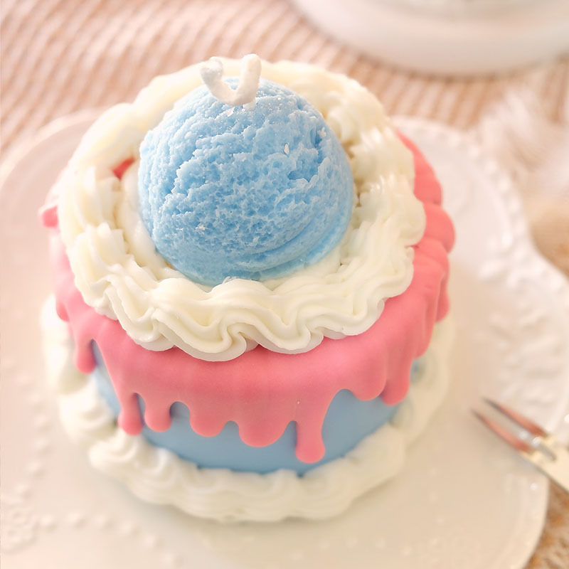 Cake Shape Scented Candles Cre - Soy Wax ulasan dan harga