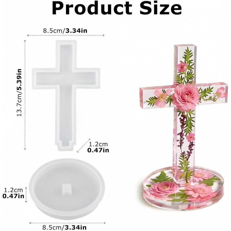 Two silicone molds with a base - Candle Containers ulasan dan harga