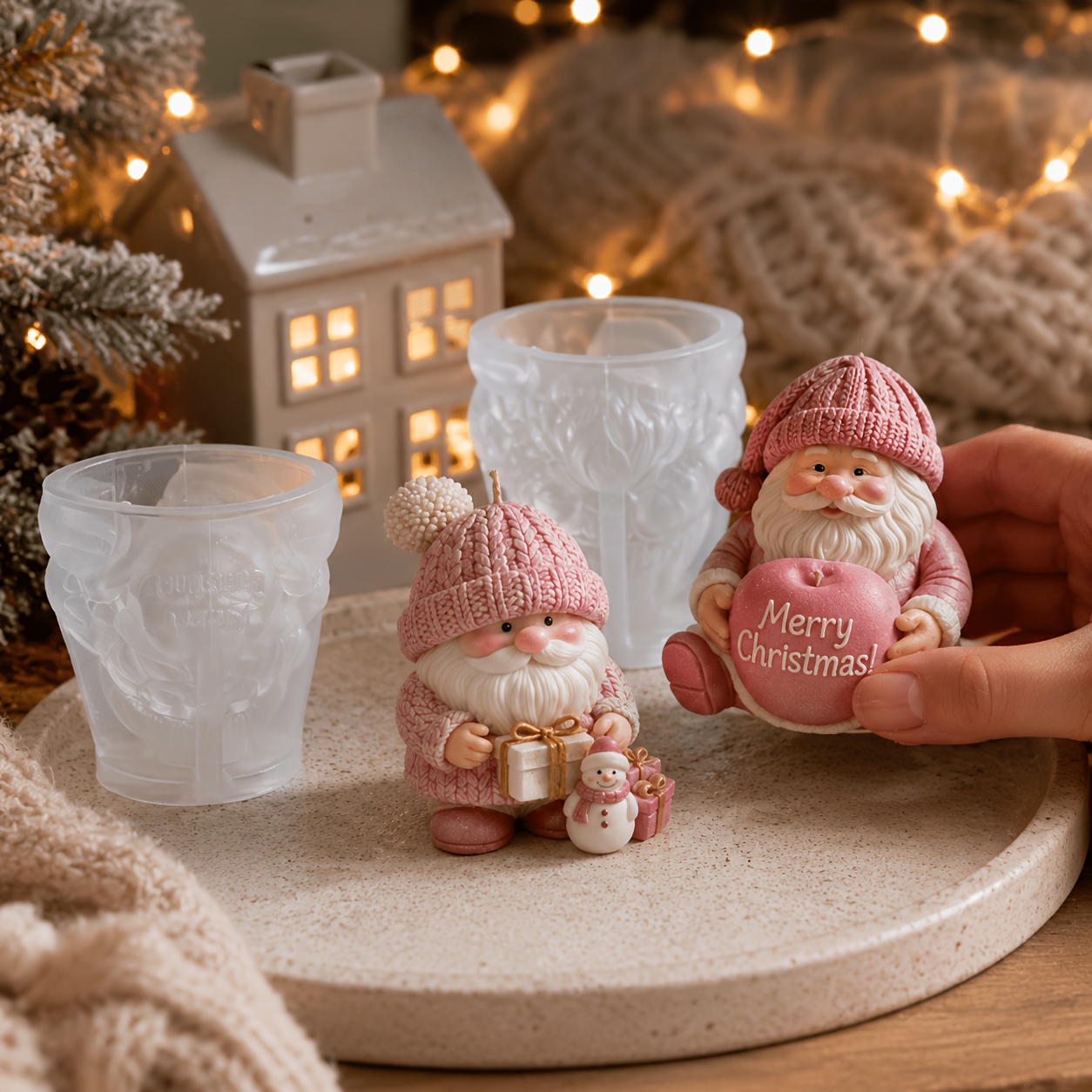 Xmas Holiday Gnome Silicone Ca - Candle Making Kit ulasan dan harga