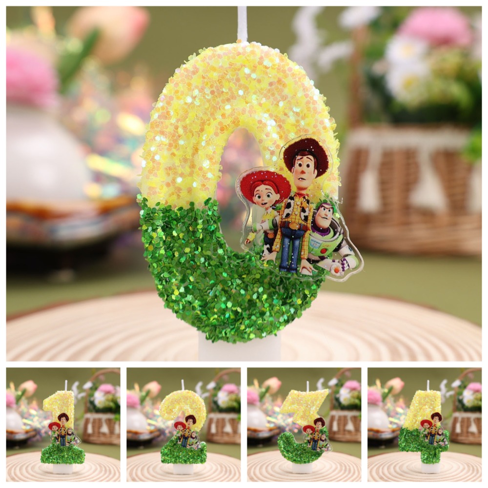 Hot Cute Cartoon T-O-Y Story D - Silk Candle ulasan dan harga