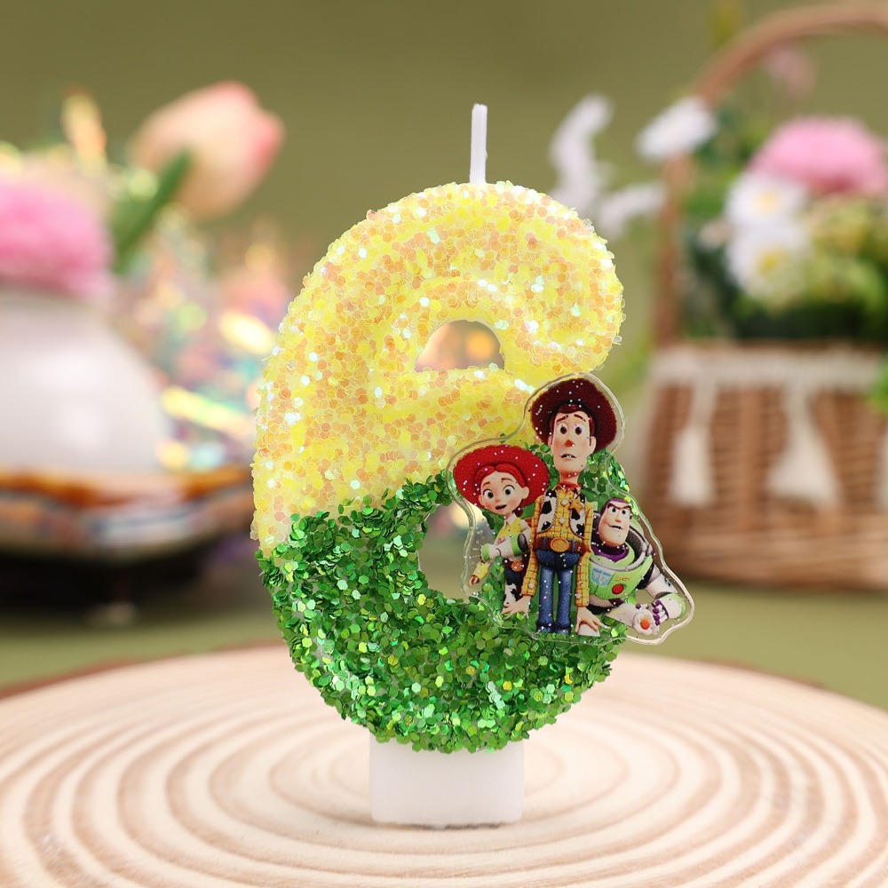 Hot Cute Cartoon T-O-Y Story D - Silk Candle ulasan dan harga