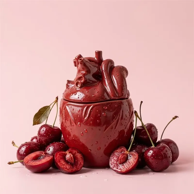 Nicole Sculpted Heart Candle J - Candle Molds ulasan dan harga