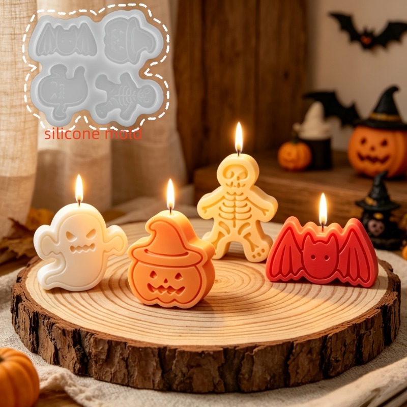 4-cavity silicone resin mold s - Candle Molds ulasan dan harga